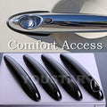 Door Handle Cover with Push Button Gloss Black Pack of 2 A4328