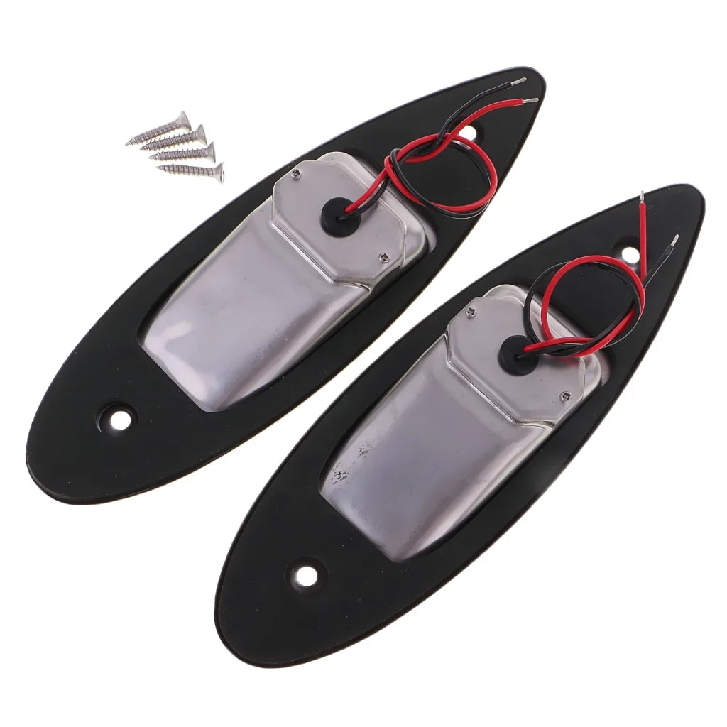12V Stainless Steel Marine Boat Lights (Green & Red) E924
