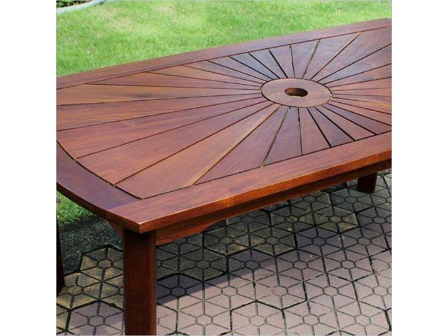 Acacia Sunburst Coffee Table Z6183