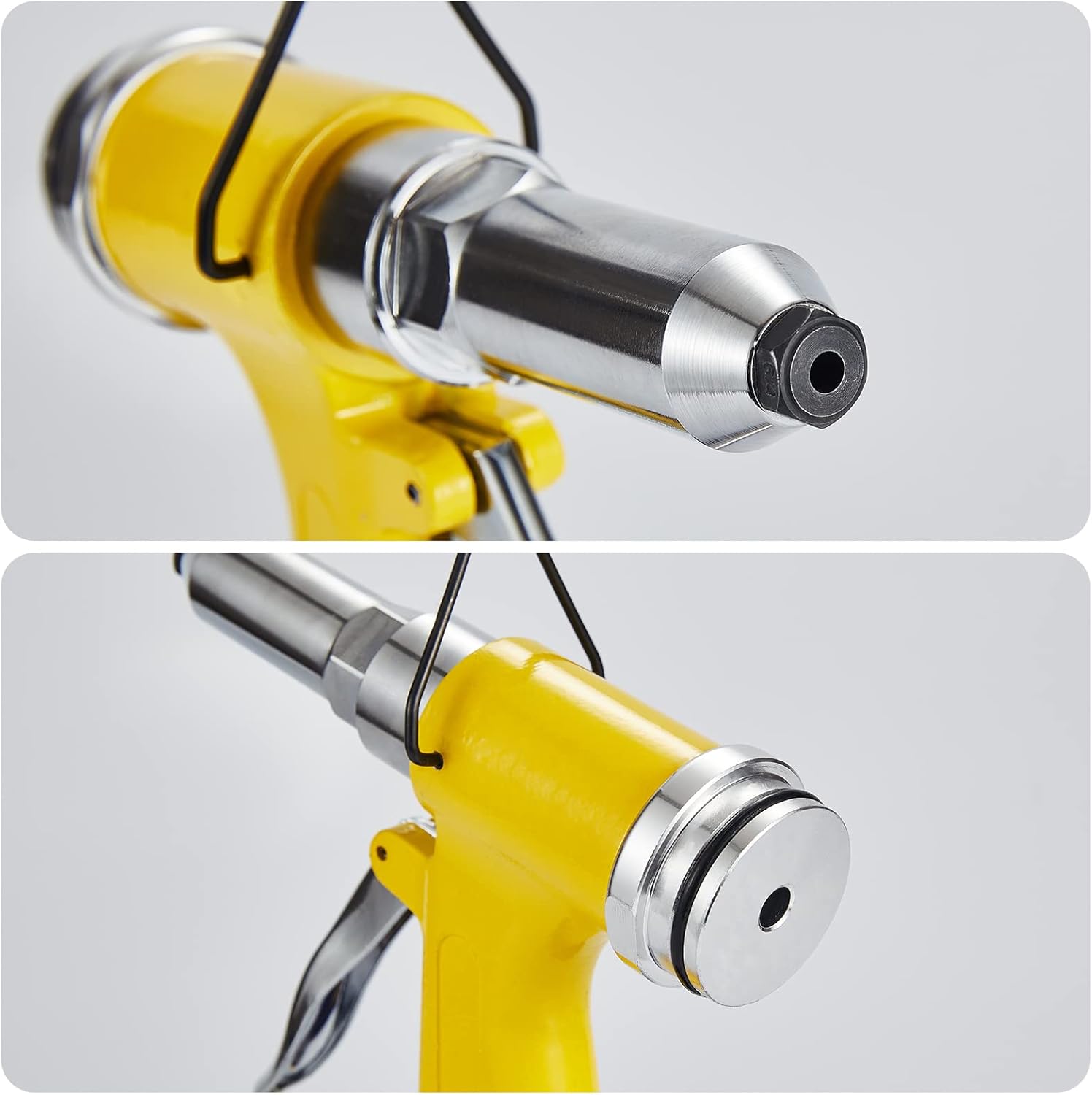 Pneumatic Air Riveter with 50pcs Open End Blind Rivet, Pack of 2 Z532