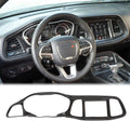 Red Carbon Fiber Center Console Dashboard Panel Trim X9530