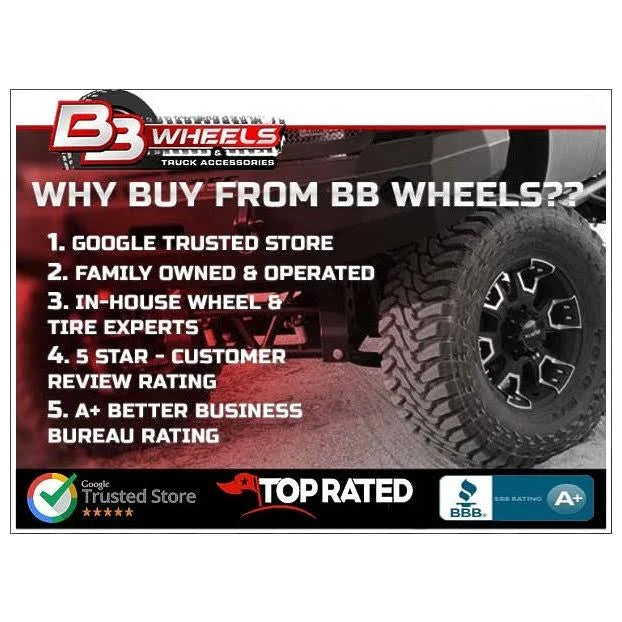 Satin Black 17x9 Off Road Wheel S849128