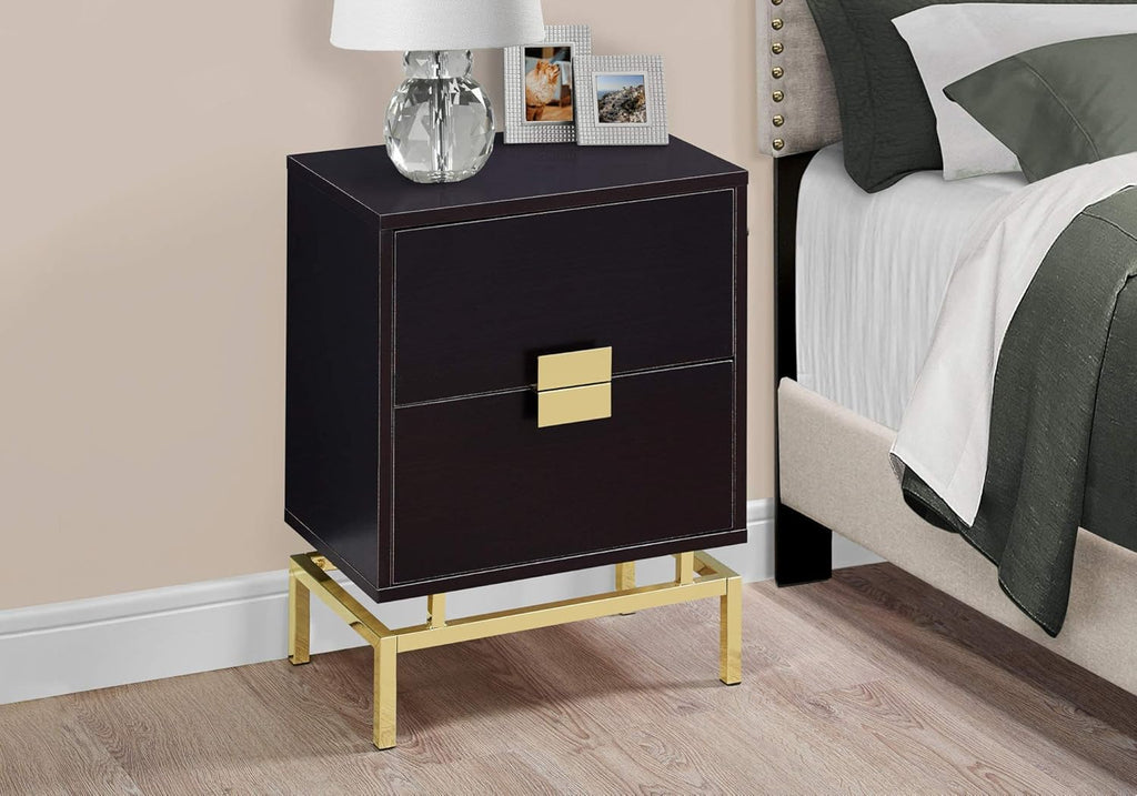 2 Drawers Cappuccino Night Stand W370490