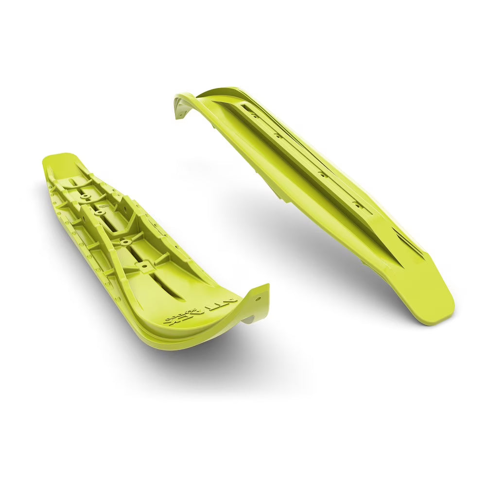 Pair of Lime Squeeze 7" Snowmobile Skis R534007