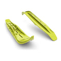 Pair of Lime Squeeze 7" Snowmobile Skis R534007