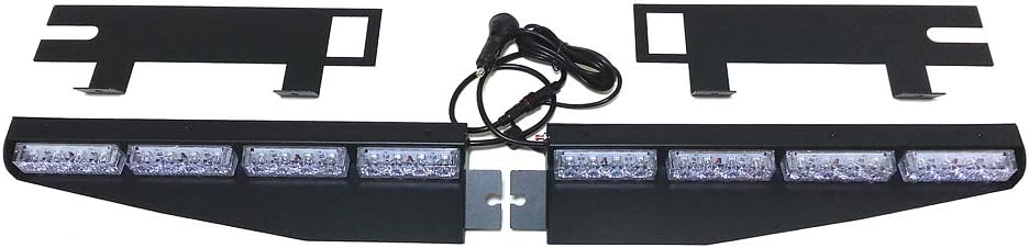2-16 LED 32 Watt Red/Blue Emergency Beacon Light Bar K934056