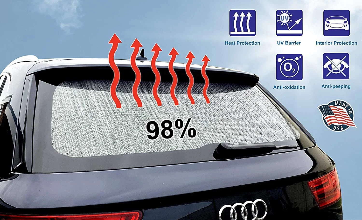 Tailgate Sunshade for Subaru Impreza WRX Wagon H992