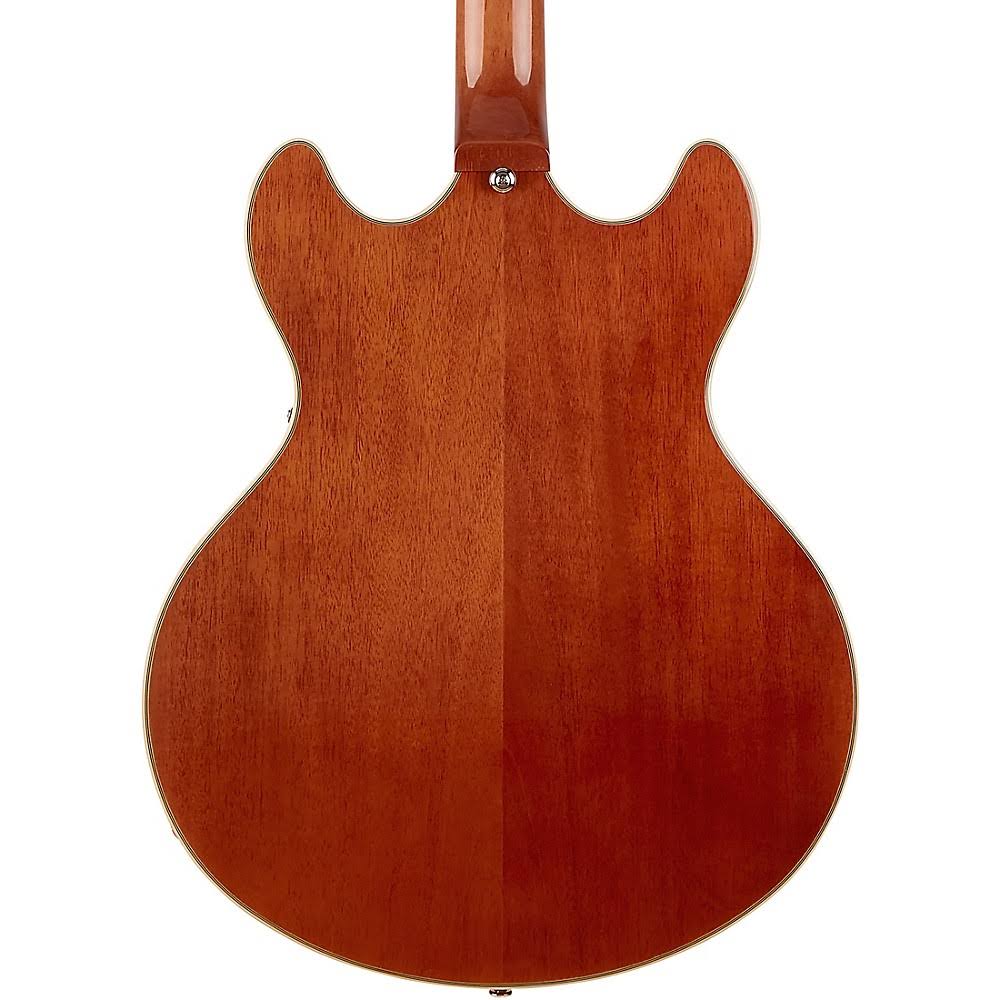 Semi-Hollow Electric Guitar with Seymour Duncan Humbuckers Walnut Stain B913025