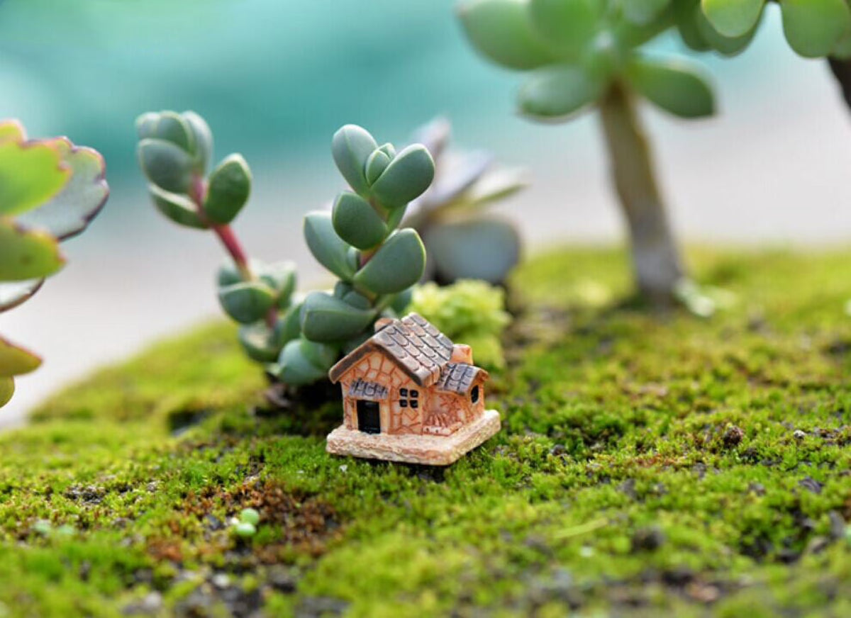 Dollhouse Decorations Stone Resin DIY Mini Garden Decor T317445