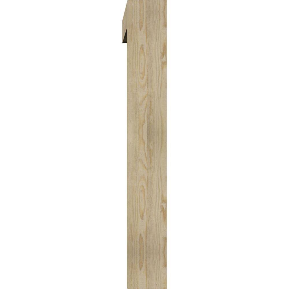 6x22W x 44x22D x 44x22H Rough Sawn Bracket with Offset Brace, Douglas Fir S5261