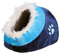 Dark Blue 35x26 41cm Cat Dog Cave A78648
