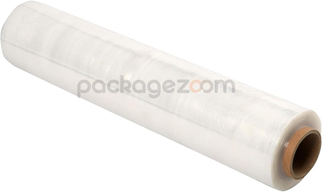 4 Rolls 15" x 1500 Ft Clear Stretch Wrap, 55 Gauge F545322