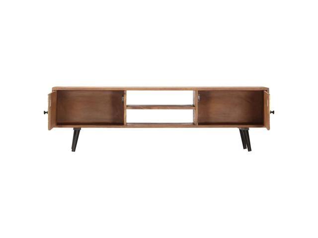 Solid Acacia Wood TV Cabinet B566505