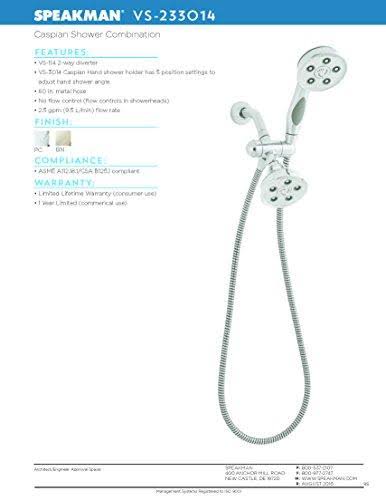 Brushed Nickel 2-Way Shower Combination W184388