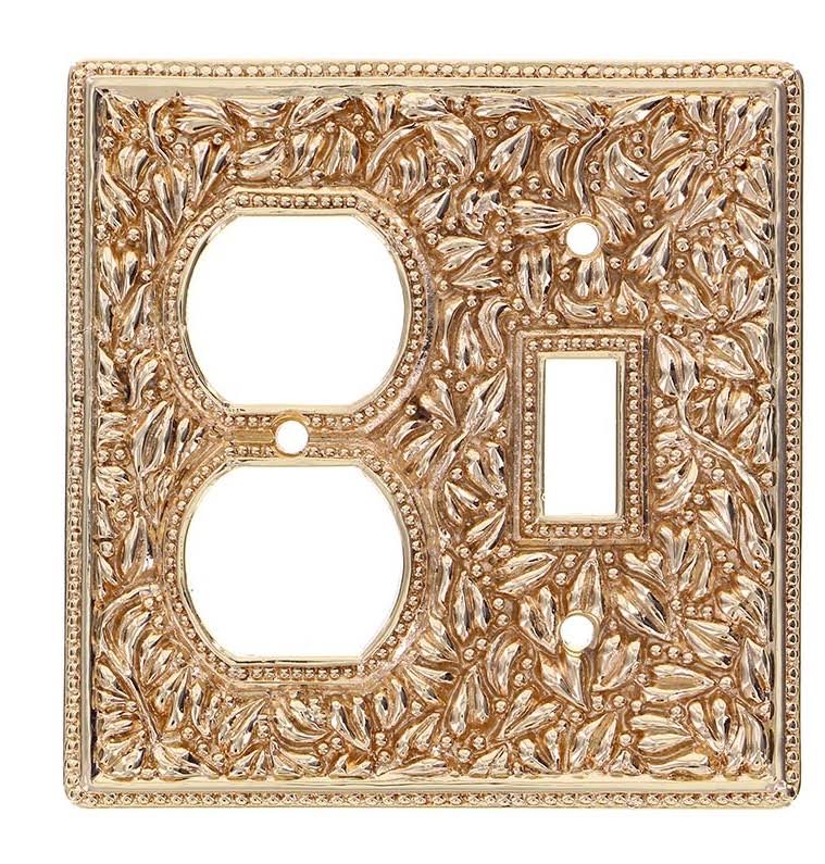 Polished Gold Wall Plate B557