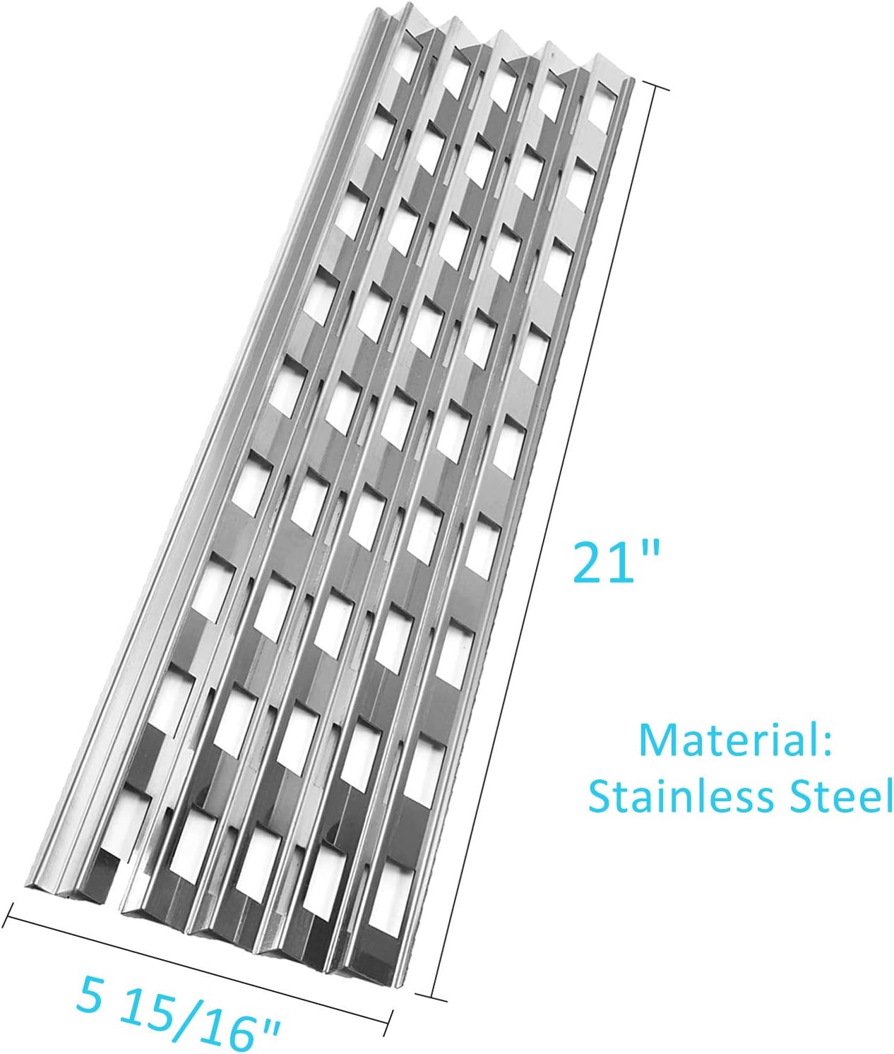 3-Pack 21" Stainless Steel Heat Plate Shield Replacement Parts O81688