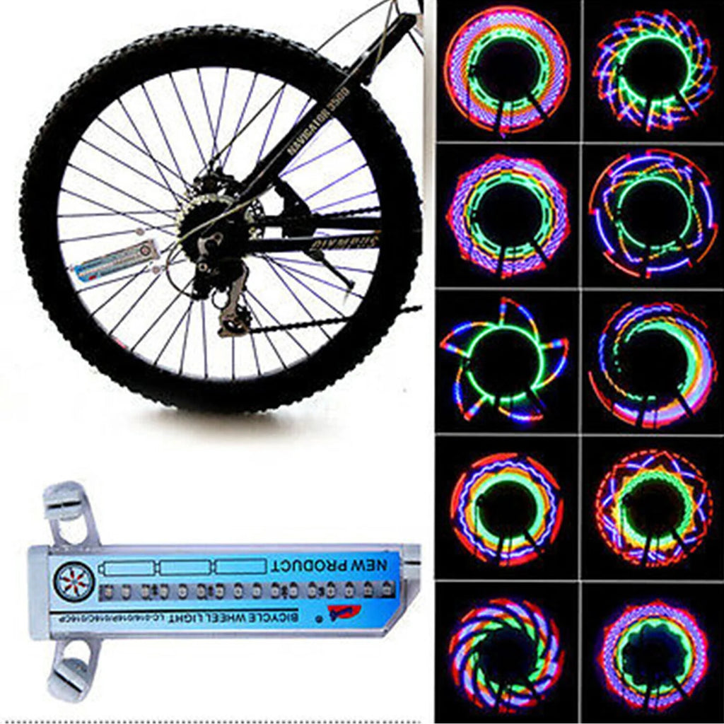 Rainbow 32 LED Wheel Signal Lights for Bicycles O147778