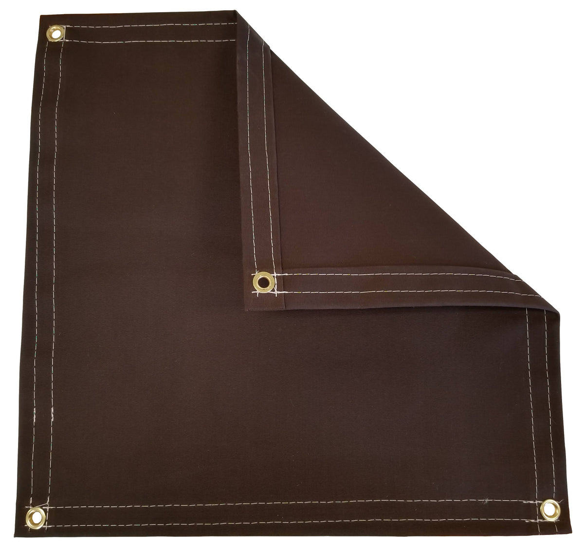 Brown 14.5 oz Polyester Canvas Tarp B2103
