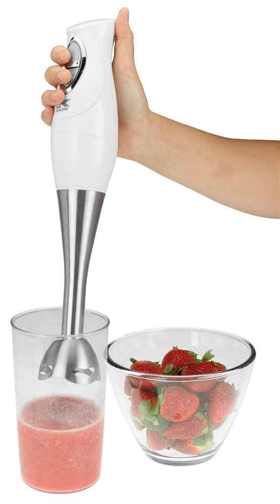 White Combi Mixer with Mixing Cup, Chopper & Whisk P85889