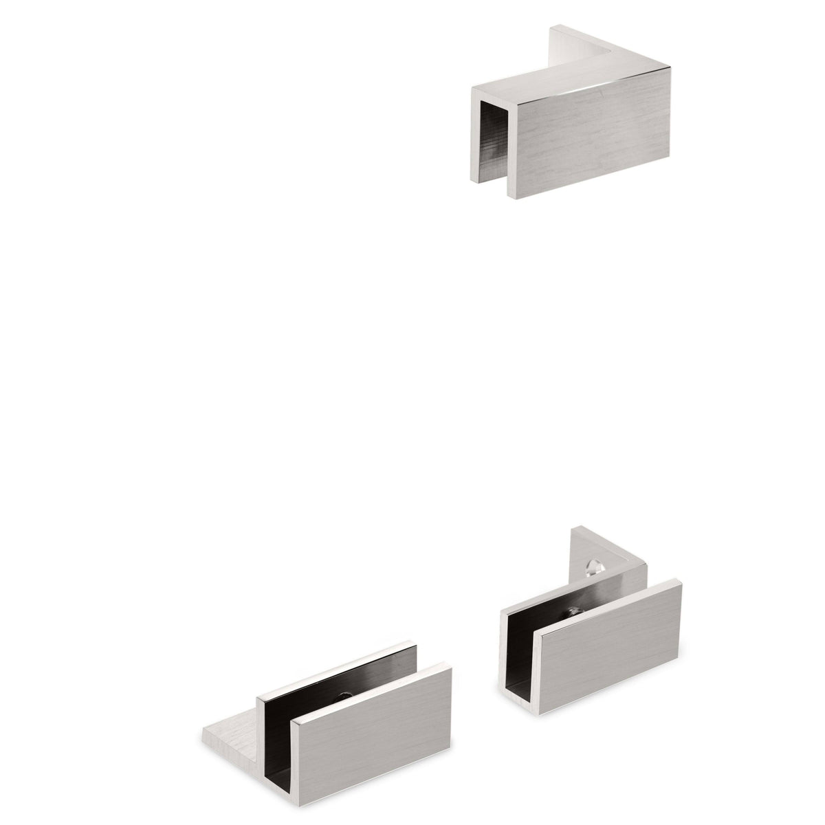 Brushed Nickel Frameless Fixed Glass Shower Panel H57318