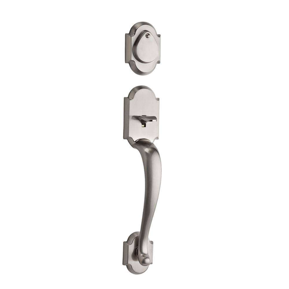 Satin Nickel Dummy Exterior Handleset Y9279
