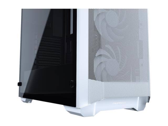 White Steel Tempered Glass ATX Mid Tower Computer Case B125