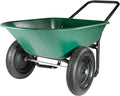 2 Tire Wheelbarrow Garden Cart J162