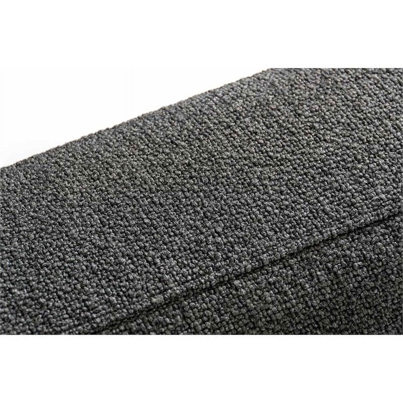 Gray Fabric Sectional Sofa & Ottoman C136374