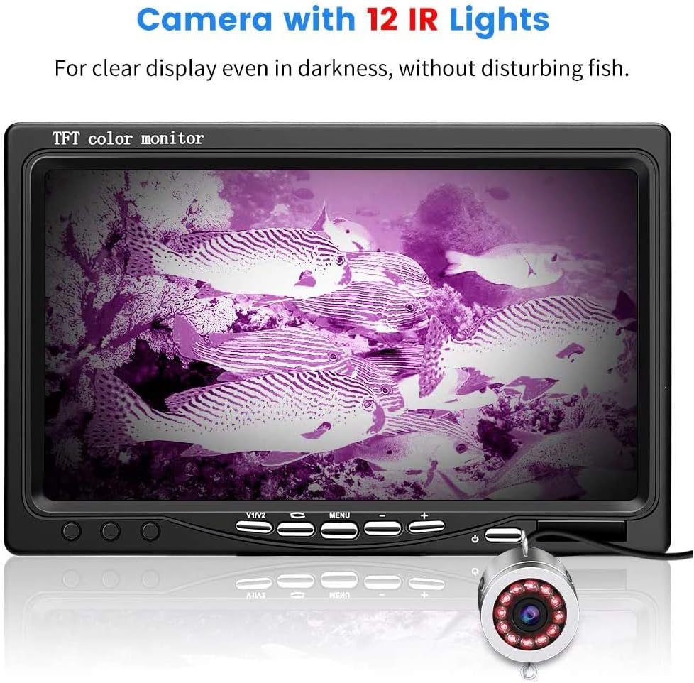 720P Underwater Fishing Camera with 7 inch Screen (15m) T663678