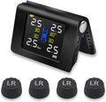 Solar Power TPMS Wireless Tire Pressure Monitoring System with 4 External Sensors C90825