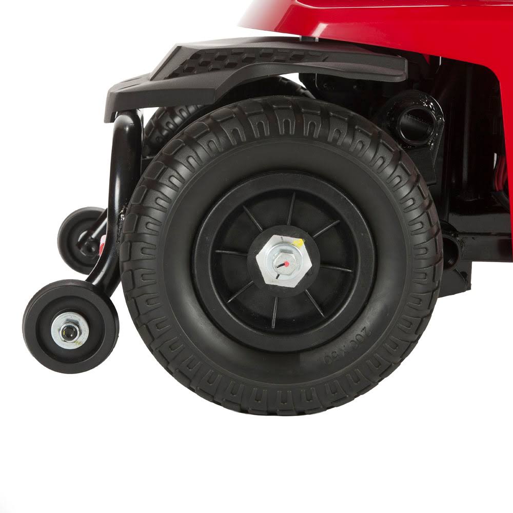 Red 4 Wheel Transportable Power Mobility Scooter F29618