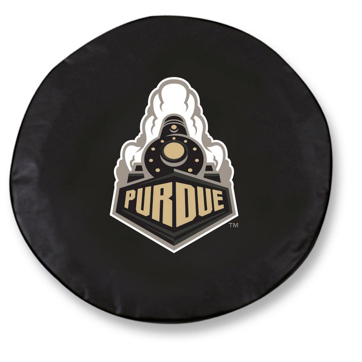 Black Vinyl Fitted Spare Car Tire Cover C522