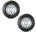 2-pk Trailer Tire on Rim St175/80d13 Load C 5 Lug Galvanized Spoke L757