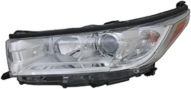 Driver Side Headlight Replacement for Toyota Highlander 2017 2018 2019 LE XLE Model Q798
