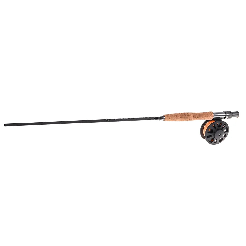 9' Fly Fishing Rod and Reel Combo with Carry Bag 10 Flies G1913
