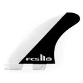 Tri Fin Set Black/White Medium C380991