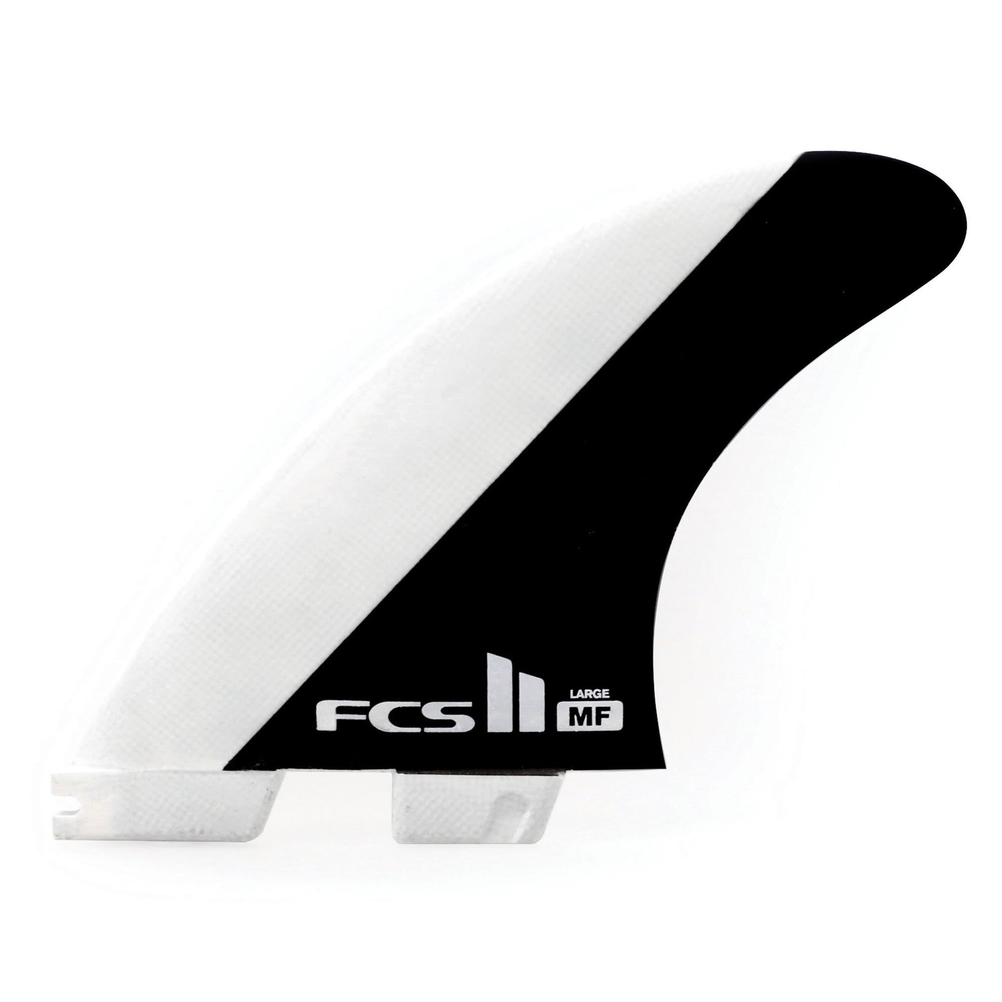 Tri Fin Set Black/White Medium C380991