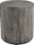 Distressed Grey Accent Table W172