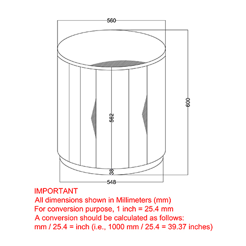 Distressed Grey Accent Table W172