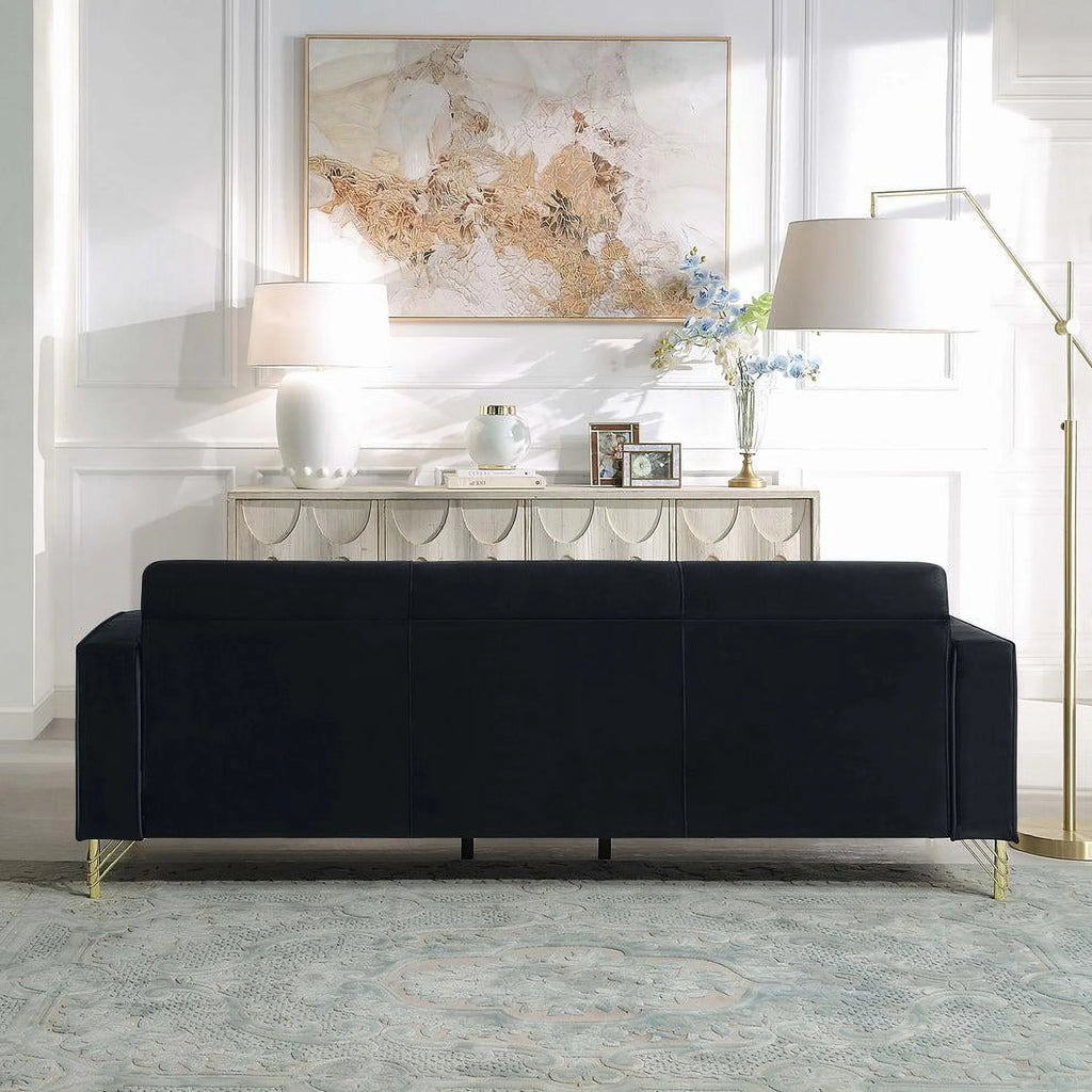 Black Loveseat F474