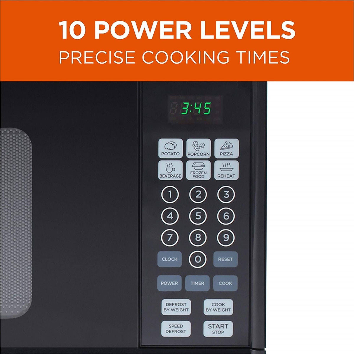 0.9 cu.ft. Black Microwave S383
