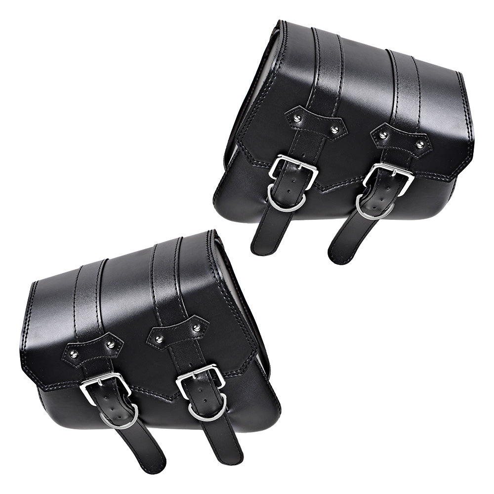 Black Left & Right Side Saddlebag Swingarm Saddle Bags R32180
