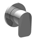 Polished Chrome Three Way Diverter Valve Trim Plate with Lever Handle I364316