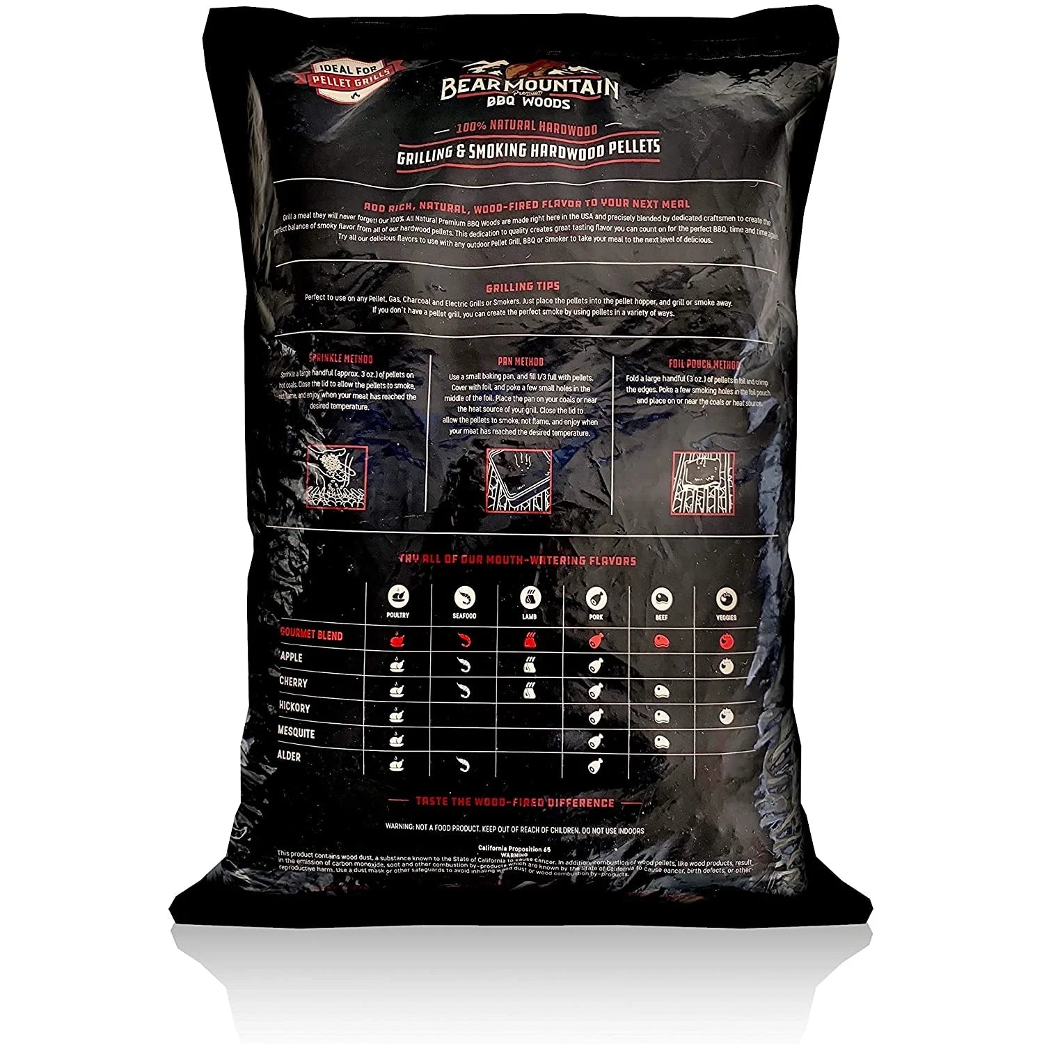 100% Natural Hardwood Maple Flavor Pellets, 20 Pounds O740827