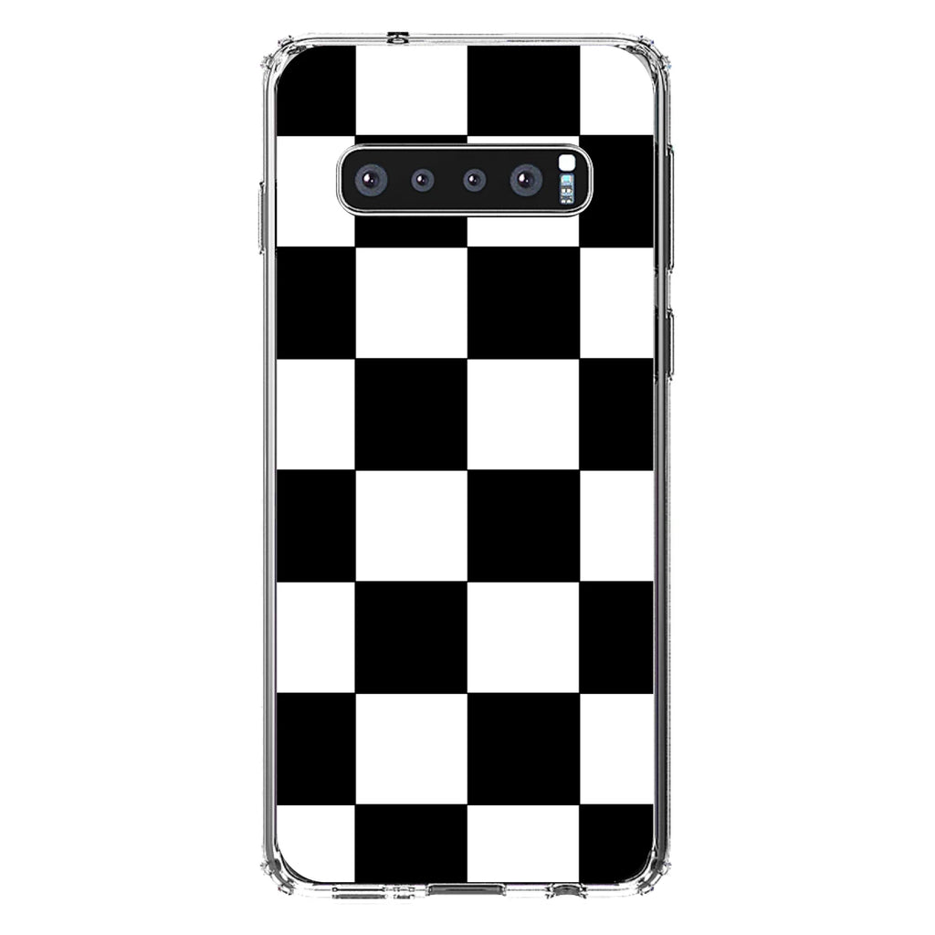 Clear Shockproof Hybrid Case with TPU Bumper and Tempered Glass Screen Protector V476