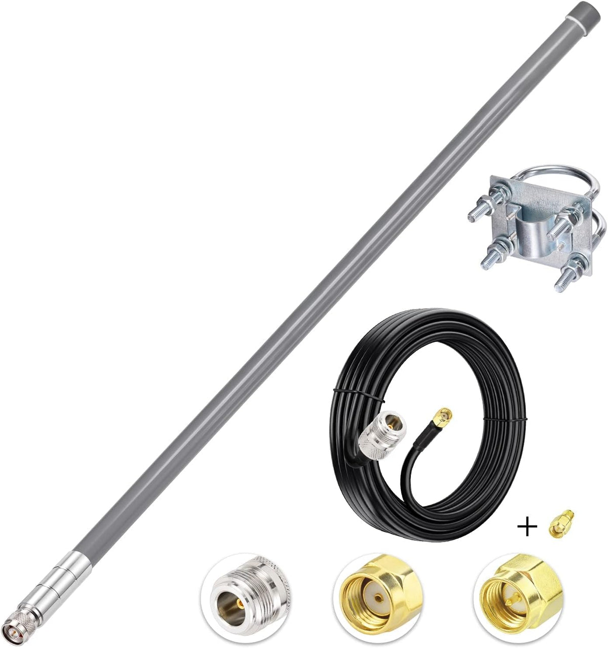 31.5inch 5.8 dBi 915MHz Antenna with 10ft Low Loss Cable N733104