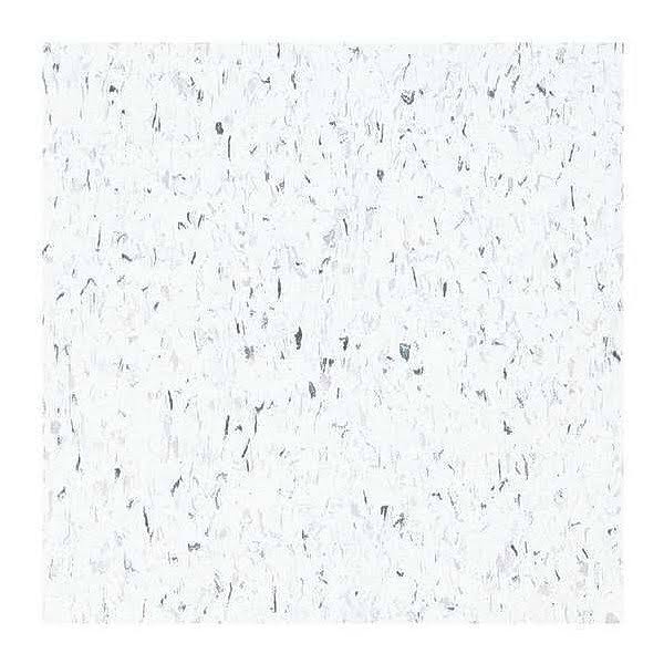 Vinyl Composition Tile, 45sq.ft, White S90990