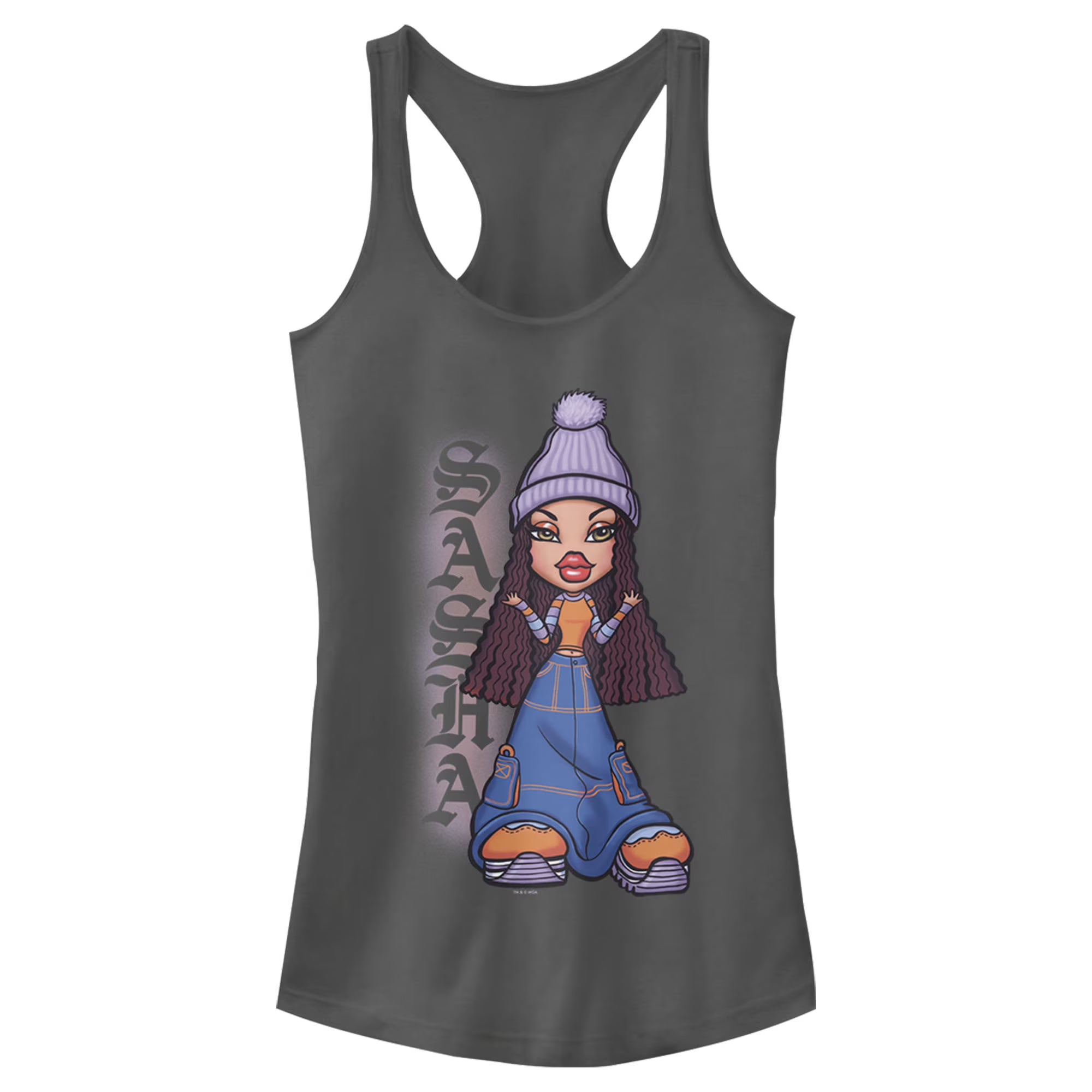 Charcoal Racerback Tank Top 2X Large V173670