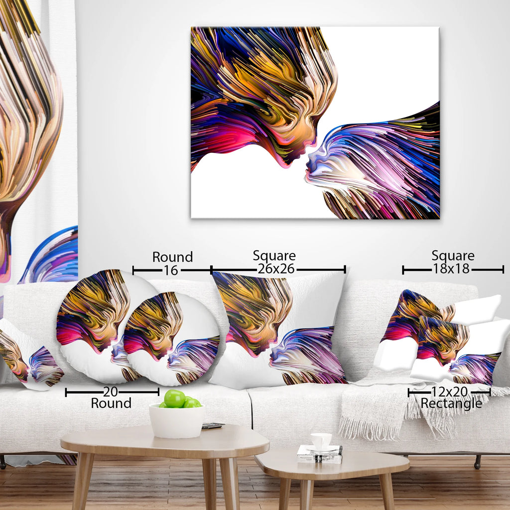 Horse Shoe Bend Landscape Printed Throw Pillow 12x20 Z374885