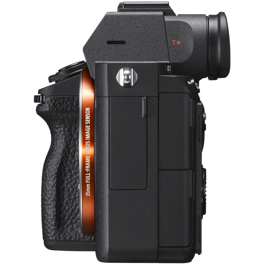 Full Frame Mirrorless Interchangeable Lens Camera Body Bundle with Travel Bag, 2x 64GB Memory Cards, and Accessories (18 Items) E144